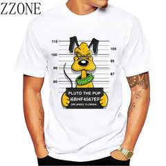 2020 New Cartoon Mouse Men's T-shirt Fashion Animal Pattern Summer Casual T-shirt Man Streetwear Comfortable Hip-hop T-shirt