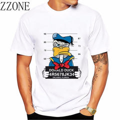 2020 New Cartoon Mouse Men's T-shirt Fashion Animal Pattern Summer Casual T-shirt Man Streetwear Comfortable Hip-hop T-shirt