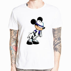 2020 New Cartoon Mouse Men's T-shirt Fashion Animal Pattern Summer Casual T-shirt Man Streetwear Comfortable Hip-hop T-shirt