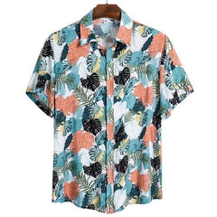 MJARTORIA New Arrival Men's Shirts Men Hawaiian Camicias Casual One Button Wild Shirts Printed Short-sleeve Blouses Tops 2020