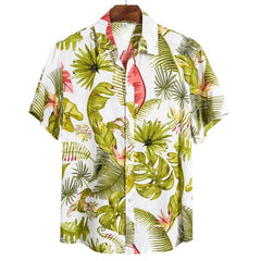 MJARTORIA New Arrival Men's Shirts Men Hawaiian Camicias Casual One Button Wild Shirts Printed Short-sleeve Blouses Tops 2020