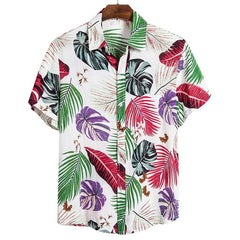 MJARTORIA New Arrival Men's Shirts Men Hawaiian Camicias Casual One Button Wild Shirts Printed Short-sleeve Blouses Tops 2020