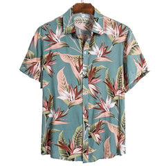 MJARTORIA New Arrival Men's Shirts Men Hawaiian Camicias Casual One Button Wild Shirts Printed Short-sleeve Blouses Tops 2020