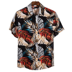 MJARTORIA New Arrival Men's Shirts Men Hawaiian Camicias Casual One Button Wild Shirts Printed Short-sleeve Blouses Tops 2020