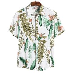 MJARTORIA New Arrival Men's Shirts Men Hawaiian Camicias Casual One Button Wild Shirts Printed Short-sleeve Blouses Tops 2020