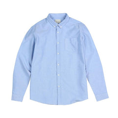 SIMWOOD 2020 21s/2 oxford shirts men classical casual shirt single chest pockets 100% cotton spring new brand clothing SJ110377