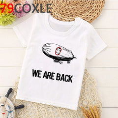 Funny La Casa De Papel T Shirt Kids Summer Top Cartoon Money Heist Tshirt Bella Ciao Kawaii House of Paper Boys T-shirt Children