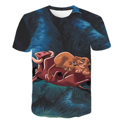 Men's T-Shirts 3D Printed Animal Tiger t shirt Short Sleeve Funny Design Casual Tops Tees Male Halloween t shirt Asian size 6XL