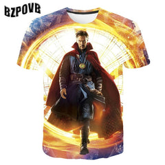 2020 Summer Kids 3D T-shirt Children Iron Man Super Man Superhero Avengers 4 Printed T shirt Boys Girls 4-14 Years Old Tshirts