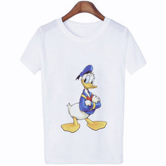 Female T Shirt Punk Vintage Mouse Cartoon T-shirt Fashion O-Neck T-shirts Women Casual Harajuku Short Sleeve Shirt Summer Tops