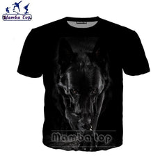 Mamba top Men's T-shirts 3D Hot Cute Animal German Shepherd Dog T Shirt Street Tees Women Tshirt Beach Hip Hop Men Pullover E019