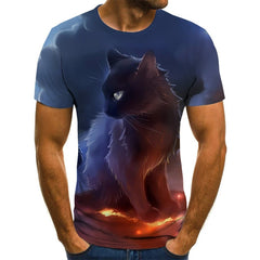 Newest Cat 3D Printed T-shirt Casual Short Sleeve O-Neck Fashion Printed 3D t shirt Men/Women Tees High Quality tshirt Hombre