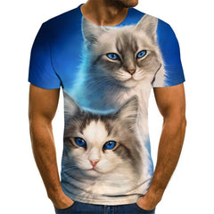 Newest Cat 3D Printed T-shirt Casual Short Sleeve O-Neck Fashion Printed 3D t shirt Men/Women Tees High Quality tshirt Hombre