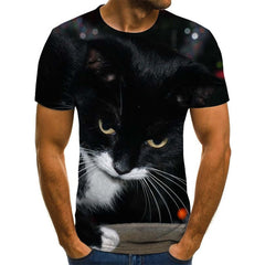 Newest Cat 3D Printed T-shirt Casual Short Sleeve O-Neck Fashion Printed 3D t shirt Men/Women Tees High Quality tshirt Hombre