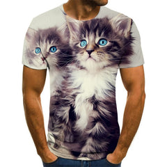 Newest Cat 3D Printed T-shirt Casual Short Sleeve O-Neck Fashion Printed 3D t shirt Men/Women Tees High Quality tshirt Hombre