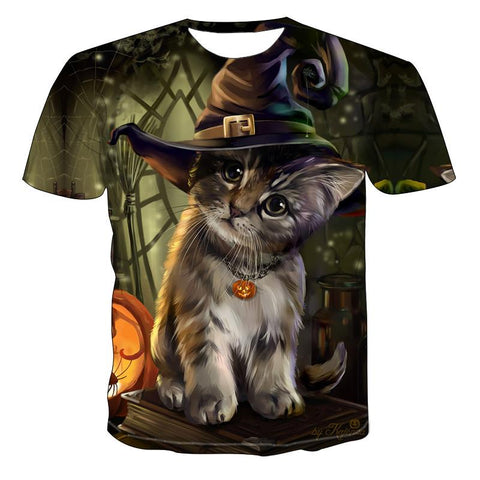 2020 Men's New streetwear T-Shirt Animal Print T-Shirt 3D harajuku Men's T-Shirt Novelty Animal Tops T-Shirt Men's Short Sleeve