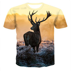 2020 Men's New streetwear T-Shirt Animal Print T-Shirt 3D harajuku Men's T-Shirt Novelty Animal Tops T-Shirt Men's Short Sleeve