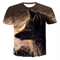 2020 Men's New streetwear T-Shirt Animal Print T-Shirt 3D harajuku Men's T-Shirt Novelty Animal Tops T-Shirt Men's Short Sleeve