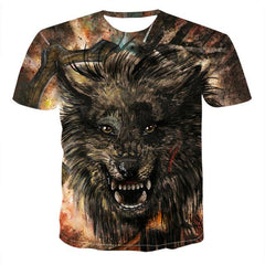 2020 Men's New streetwear T-Shirt Animal Print T-Shirt 3D harajuku Men's T-Shirt Novelty Animal Tops T-Shirt Men's Short Sleeve