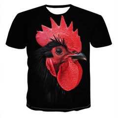 2020New Hip hop 3D Print Animal Cool Funny T-Shirt Men Short Sleeve Summer Tops Tee Shirt T Shirt Male Fashion tshirt Male