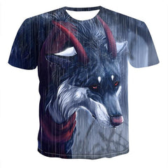 2020New Hip hop 3D Print Animal Cool Funny T-Shirt Men Short Sleeve Summer Tops Tee Shirt T Shirt Male Fashion tshirt Male