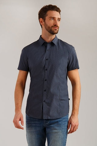 Finn flare men's shirt semi-adjacent cut of 100% cotton, collection весна-2019