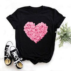 Women Mouse Print T-shirt Girl Funny Mouse Harajuku Ulzzang T-shirt Graphics Cute Cartoon T-shirt Korean 90s Shirt,Drop Ship