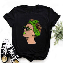 Women Mouse Print T-shirt Girl Funny Mouse Harajuku Ulzzang T-shirt Graphics Cute Cartoon T-shirt Korean 90s Shirt,Drop Ship