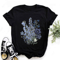 Women Mouse Print T-shirt Girl Funny Mouse Harajuku Ulzzang T-shirt Graphics Cute Cartoon T-shirt Korean 90s Shirt,Drop Ship