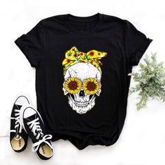 Women Mouse Print T-shirt Girl Funny Mouse Harajuku Ulzzang T-shirt Graphics Cute Cartoon T-shirt Korean 90s Shirt,Drop Ship