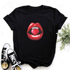 Women Mouse Print T-shirt Girl Funny Mouse Harajuku Ulzzang T-shirt Graphics Cute Cartoon T-shirt Korean 90s Shirt,Drop Ship