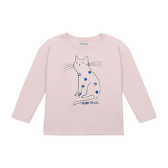 INS Explosion 2020 qiu dong kuan Bobo Series Kids Kid's T-shirt 100% 100% Cotton Coat girls tops