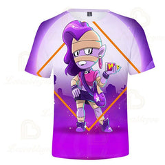 LEON NITA Brawling Game Kids T-shirt Spike Stars Game 3D Print Tshirt Tops Boys Girls Cartoon Star Tshirts Tops Teen Clothing